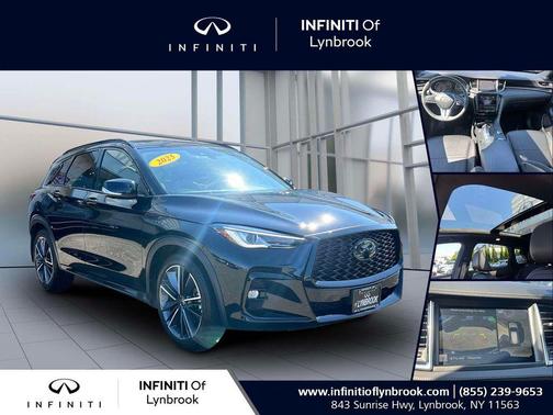 Black Obsidian 2025 INFINITI QX50 Sport AWD