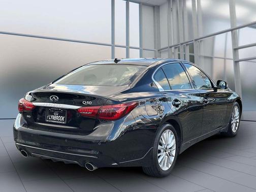 Black Obsidian 2023 INFINITI Q50 3.0t LUXE