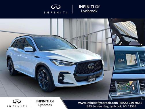 White 2025 INFINITI QX50 SPORT
