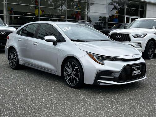 Classic Silver Metallic 2020 Toyota Corolla XSE