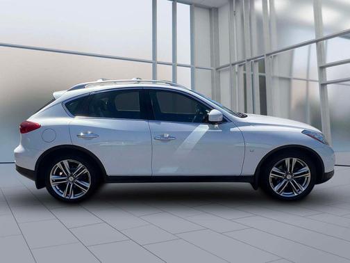 Moonlight White 2015 INFINITI QX50 Journey