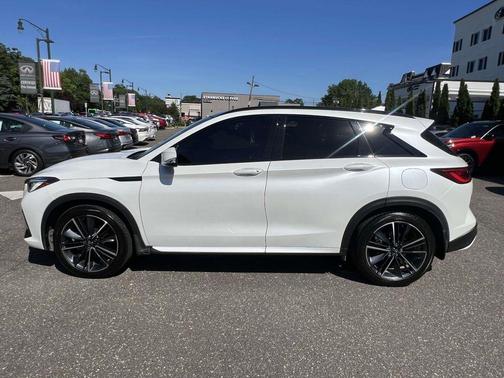 White 2025 INFINITI QX50 Sport AWD