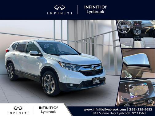 Platinum White Pearl 2019 Honda CR-V EX