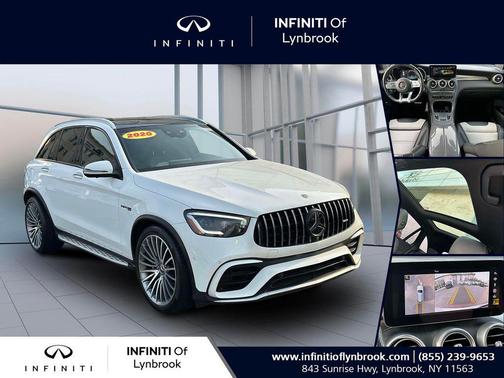 Polar White 2020 Mercedes-Benz AMG GLC 63 4MATIC