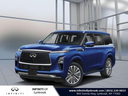 Blue 2026 INFINITI QX80 Luxe