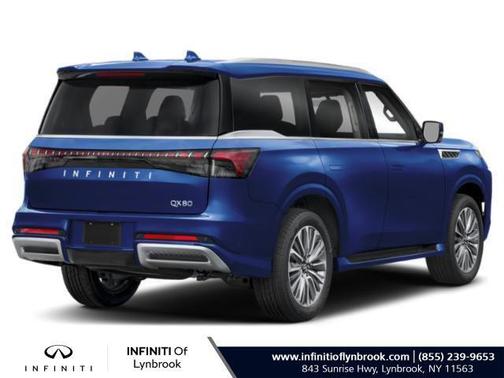 Blue 2026 INFINITI QX80 Luxe