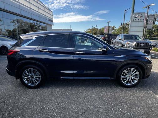 Blue 2024 INFINITI QX50 LUXE AWD