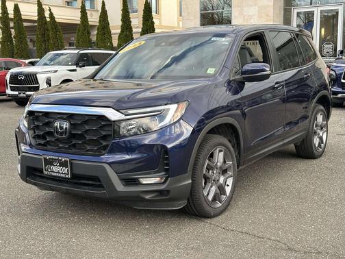 Blue 2023 Honda Passport AWD EX-L