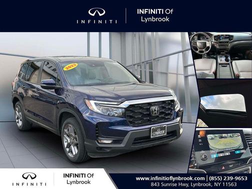 Blue 2023 Honda Passport AWD EX-L