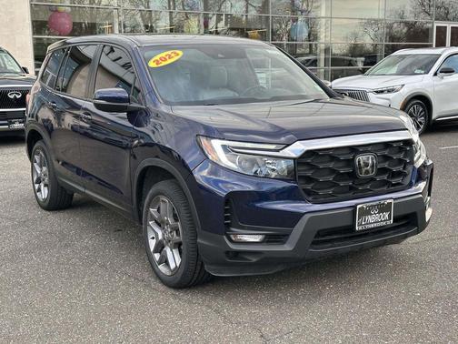 Blue 2023 Honda Passport AWD EX-L