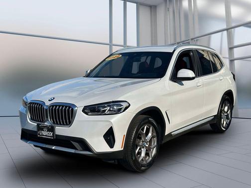 White Metallic 2022 BMW X3 xDrive30i
