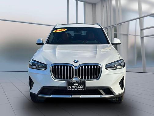 White Metallic 2022 BMW X3 xDrive30i