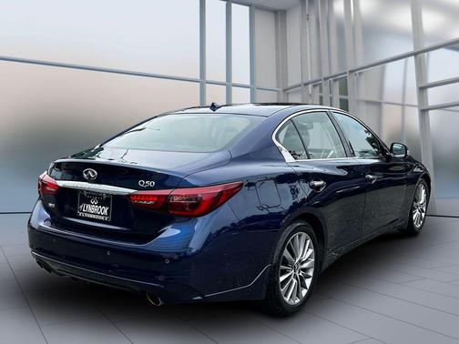 Blue 2023 INFINITI Q50 3.0t LUXE