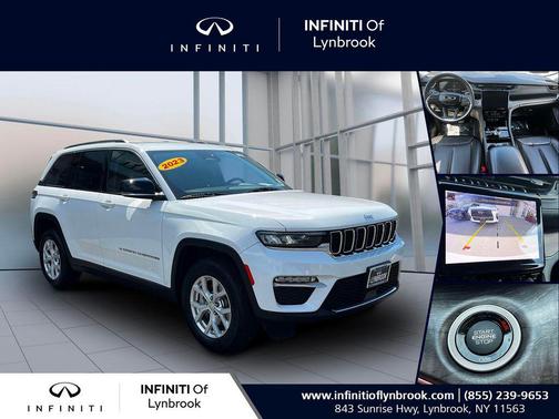 Bright White Clearcoat 2023 Jeep Grand Cherokee Limited