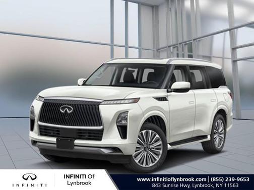 White 2027 INFINITI QX80 Luxe