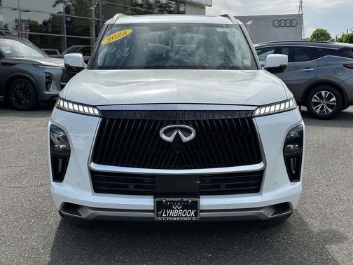 White 2025 INFINITI QX80 SENSORY AWD