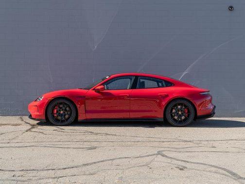 Carmine Red 2026 Porsche Taycan GTS