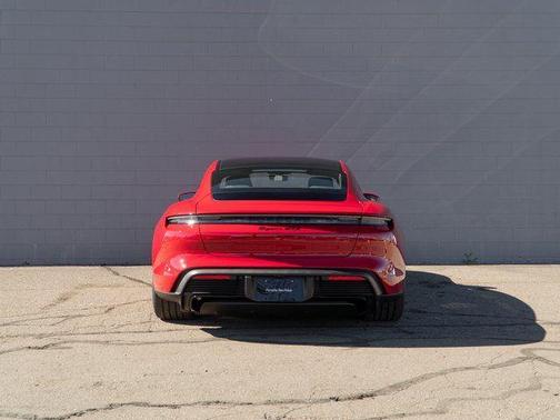Carmine Red 2026 Porsche Taycan GTS