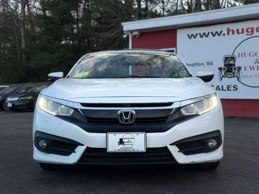 White 2017 Honda Civic EX-T