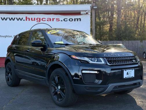Black 2018 Land Rover Range Rover Evoque SE