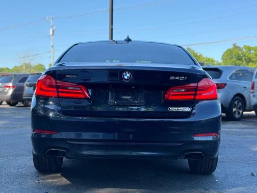 Blue 2017 BMW 540 xDrive
