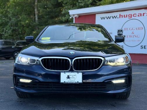 Blue 2017 BMW 540 xDrive