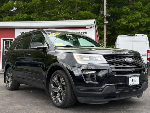 Shadow Black 2018 Ford Explorer Sport