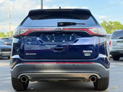 Blue 2016 Ford Edge SEL