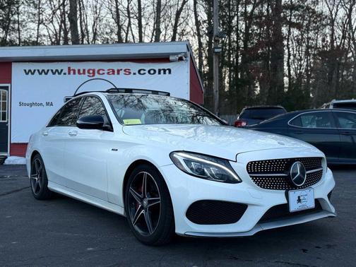 White 2016 Mercedes-Benz C-Class 4MATIC