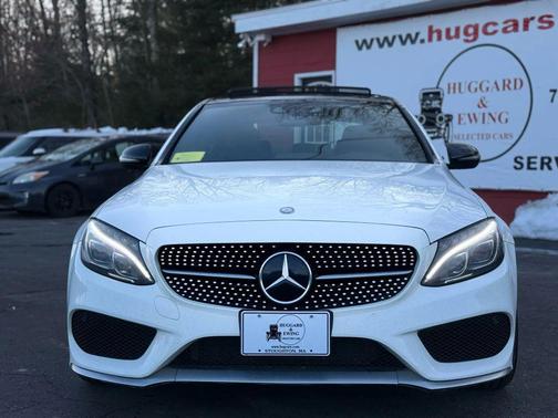 White 2016 Mercedes-Benz C-Class 4MATIC