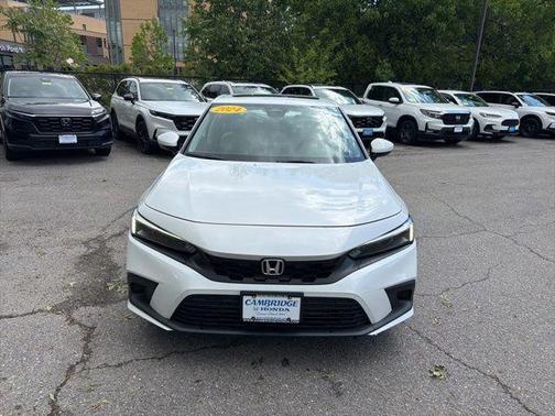 Platinum White Pearl 2024 Honda Civic EX-L