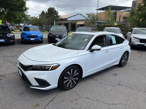Platinum White Pearl 2024 Honda Civic EX-L