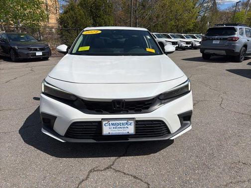Platinum White Pearl 2024 Honda Civic EX-L