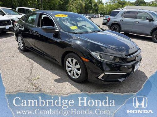 Crystal Black Pearl 2019 Honda Civic LX