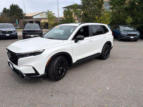 Platinum White Pearl 2024 Honda CR-V Hybrid Sport AWD