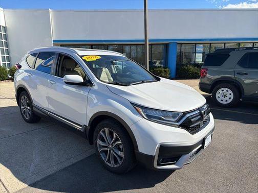 Platinum White Pearl 2020 Honda CR-V AWD Touring