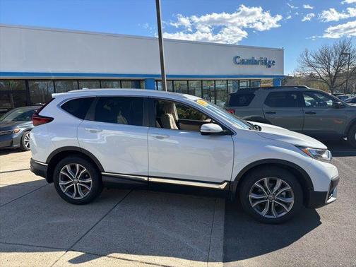 Platinum White Pearl 2020 Honda CR-V AWD Touring