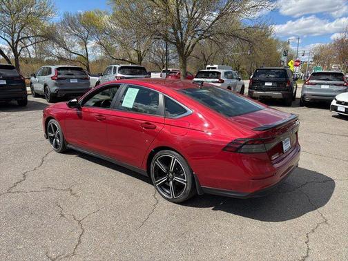 Radiant Red Metallic 2023 Honda Accord Hybrid Sport