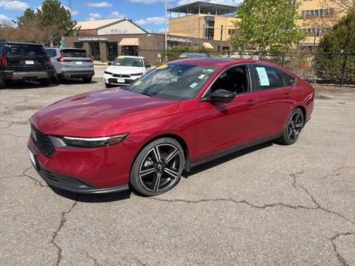 Radiant Red Metallic 2023 Honda Accord Hybrid Sport