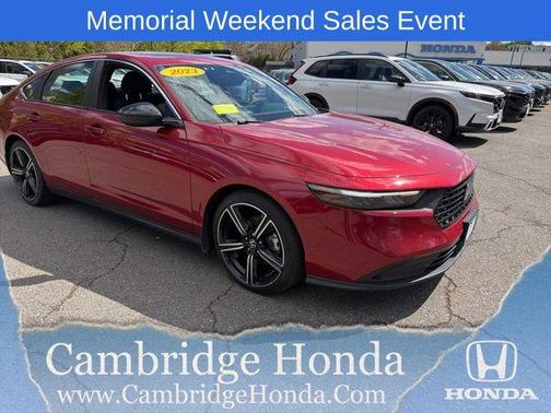 Radiant Red Metallic 2023 Honda Accord Hybrid Sport