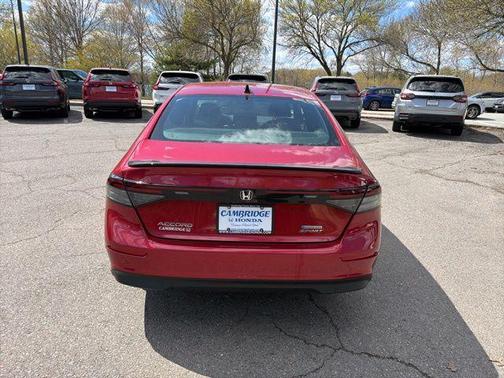 Radiant Red Metallic 2023 Honda Accord Hybrid Sport
