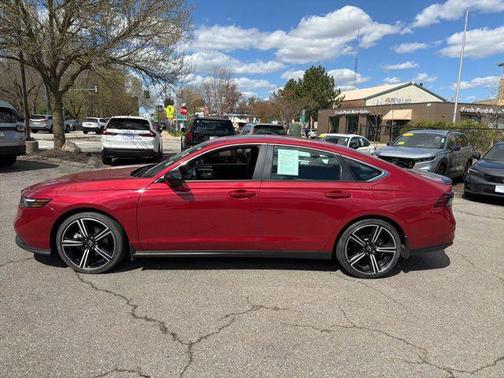 Radiant Red Metallic 2023 Honda Accord Hybrid Sport