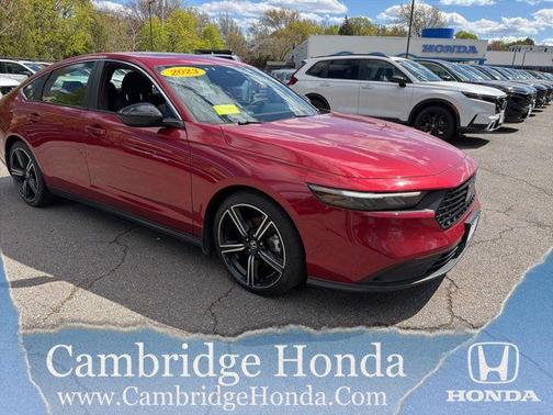 Radiant Red Metallic 2023 Honda Accord Hybrid Sport
