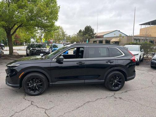 Crystal Black Pearl 2023 Honda CR-V Hybrid Sport AWD