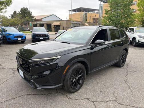 Crystal Black Pearl 2023 Honda CR-V Hybrid Sport AWD