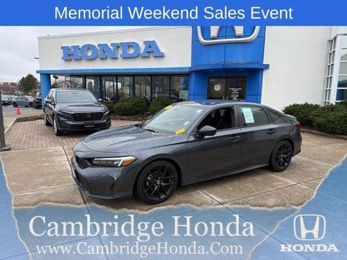 Meteorite Gray Metallic 2025 Honda Civic Sport