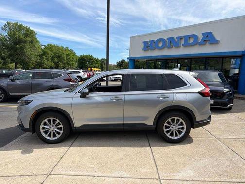 Lunar Silver Metallic 2024 Honda CR-V EX AWD