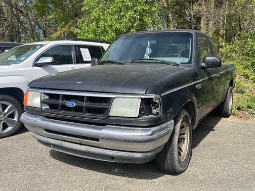 Black 1993 Ford Ranger XLT