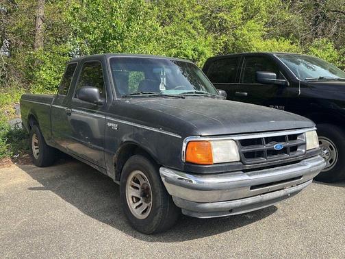 Black 1993 Ford Ranger XLT