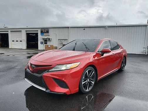 Red 2020 Toyota Camry XSE